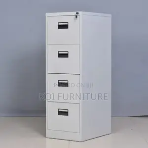 Office Cabinet; Four Lockers Steel Filing Cbainet With Key Lock