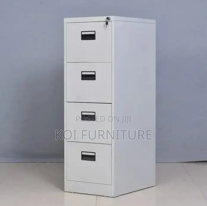 Office Cabinet; Four Lockers Steel Filing Cbainet With Key Lock