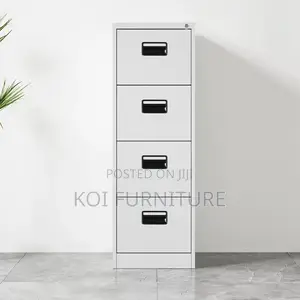 Office Cabinet; Four Lockers Steel Filing Cbainet With Key Lock