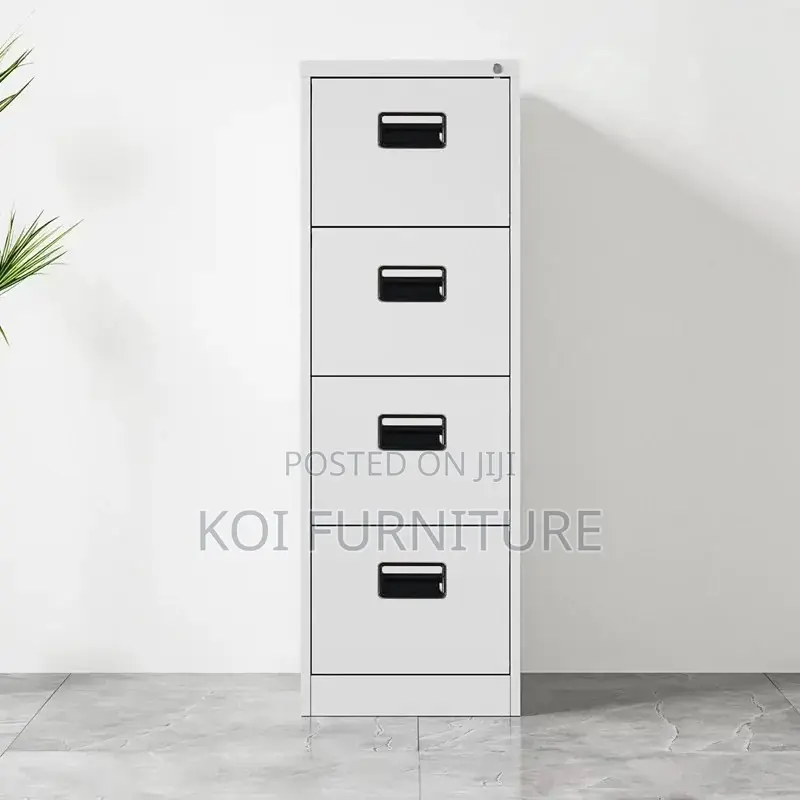 Office Cabinet; Four Lockers Steel Filing Cbainet With Key Lock