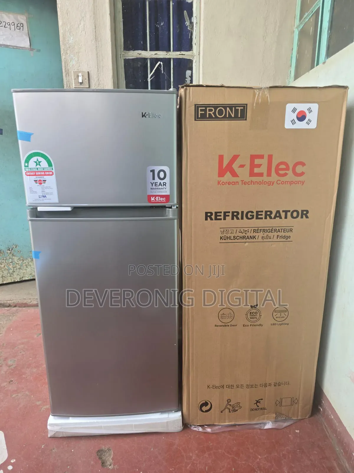 Klec 128 Litres Double Door Refrigerator