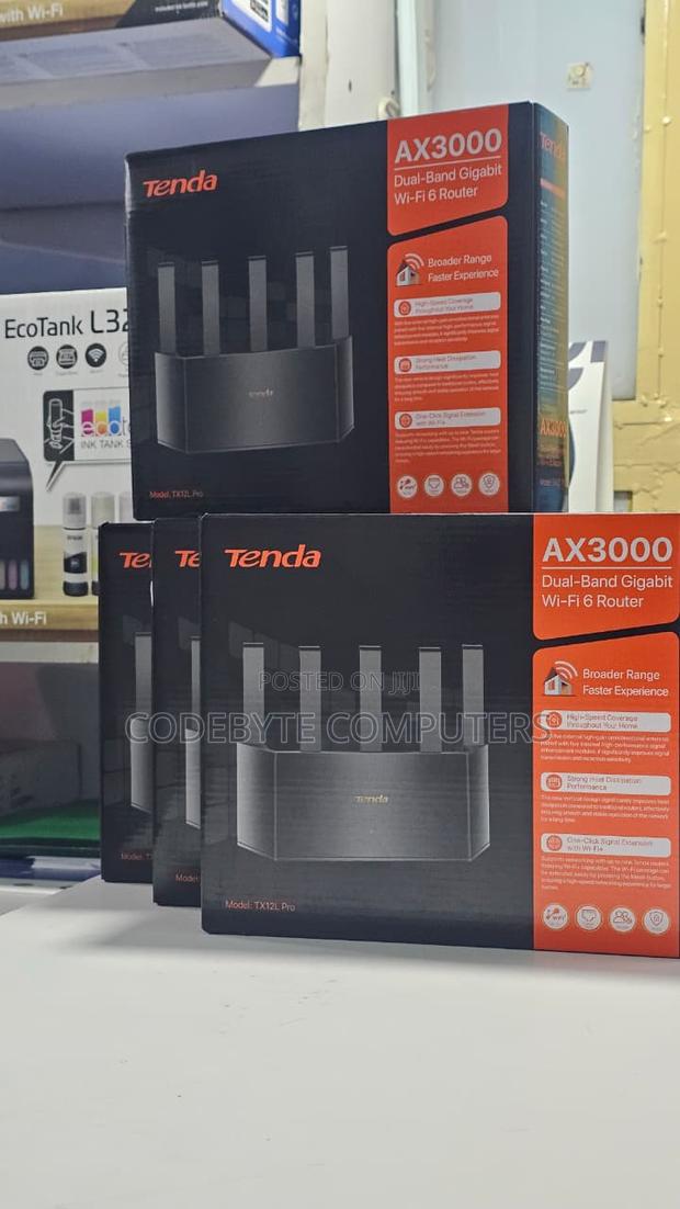 Tenda Tx12l Pro Wifi 6 Router Ax3000 High Speed Coverage