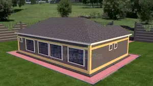 3 Bedroom House Plan With Hip and Valley Roof Design