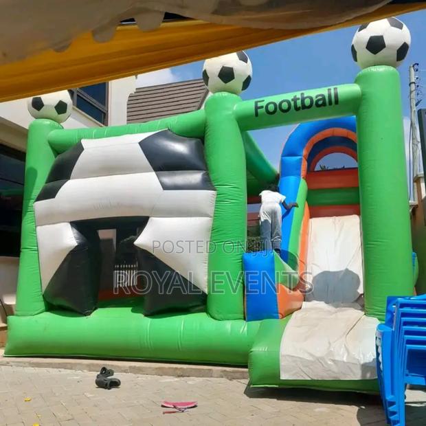 Football Theme Bouncing Castle - thumbnail 3