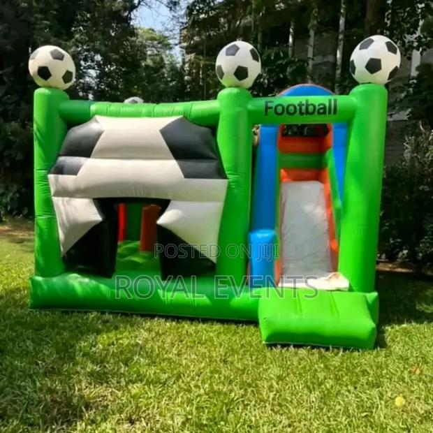 Football Theme Bouncing Castle - thumbnail 4