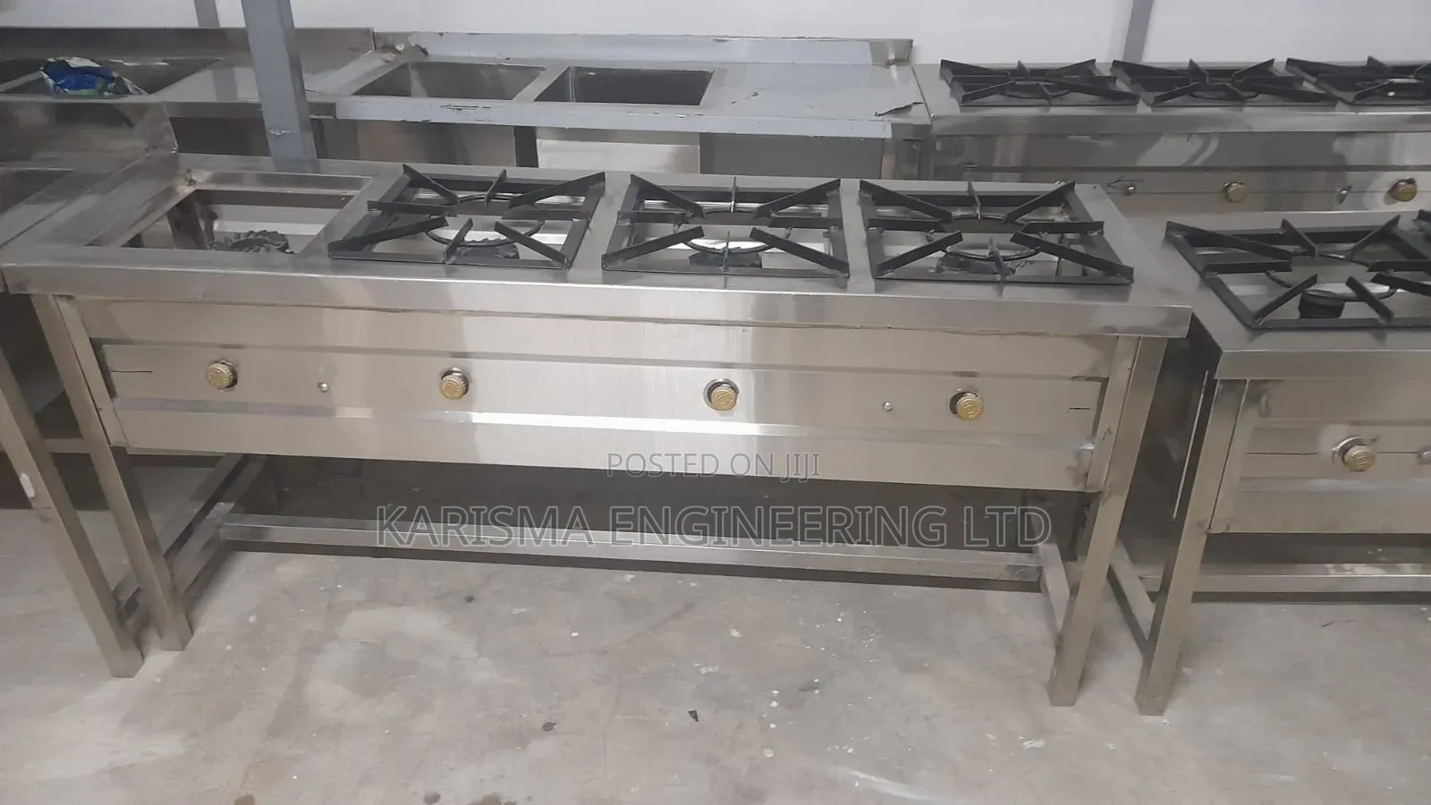 Stainless Steel 4 Burner Cooker