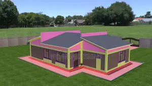 3 Bedroom House With a Simple Slanting Roof