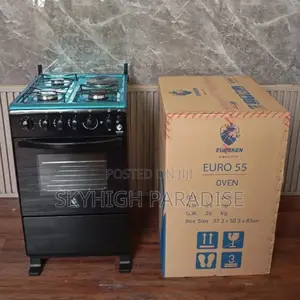  50×55 Euroken 3+1 Standing Cooker With Electric Oven Cooker