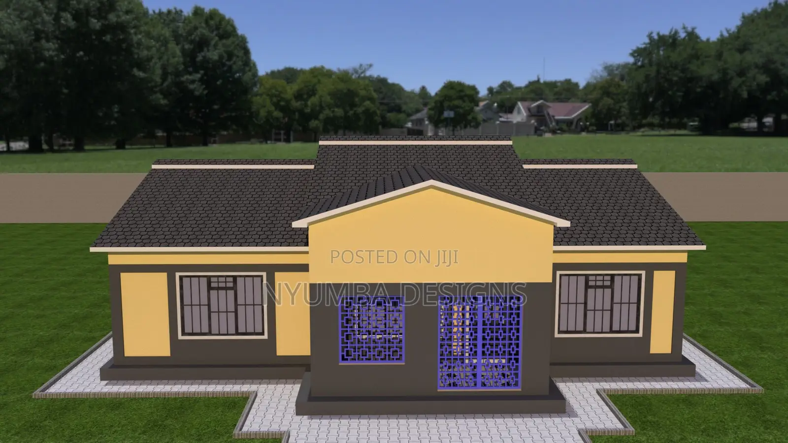 Low Cost 3 Bedroom House Plan