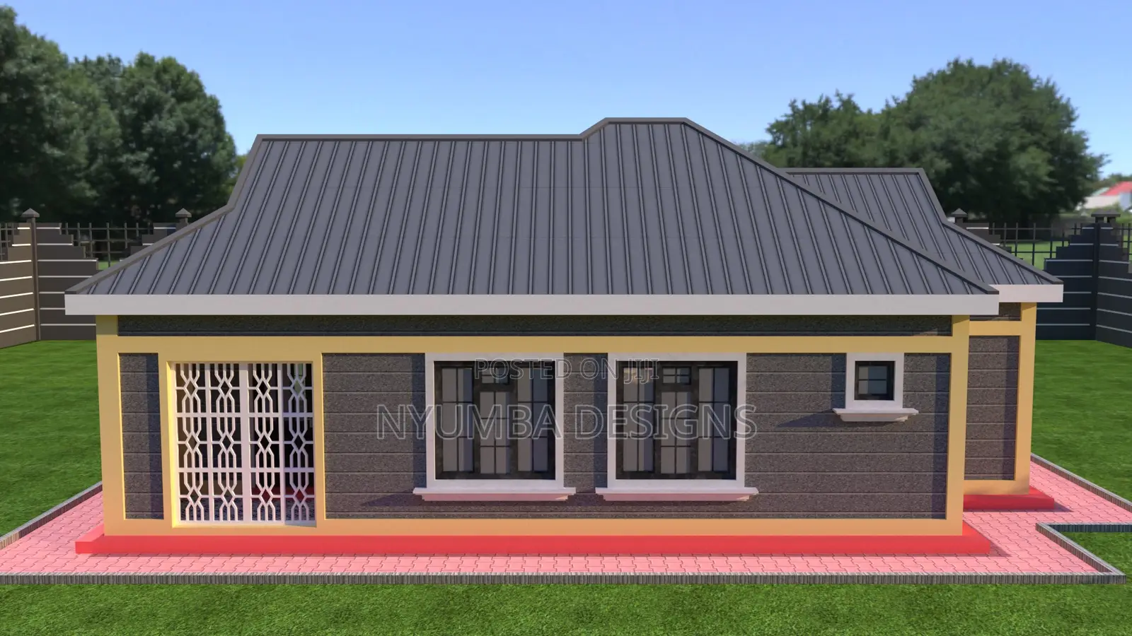Low Cost 1 Bedroom House Plan