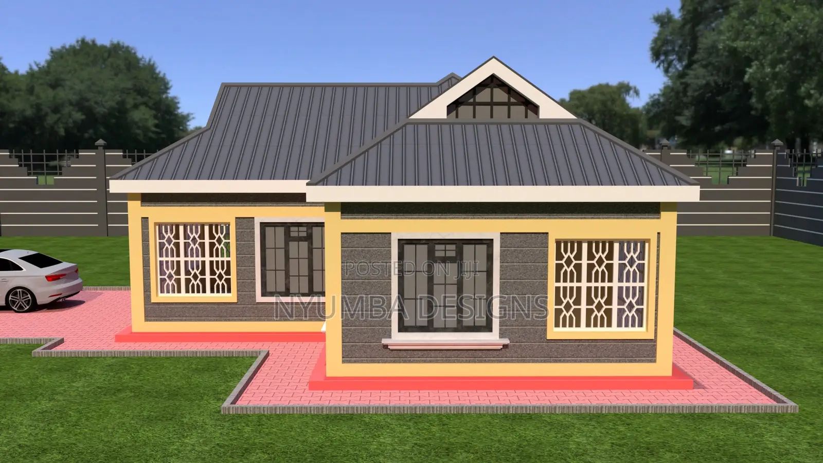 Low Cost 1 Bedroom House Plan