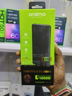 Oraimo Powerflow B11 10000mah 15w Power Bank