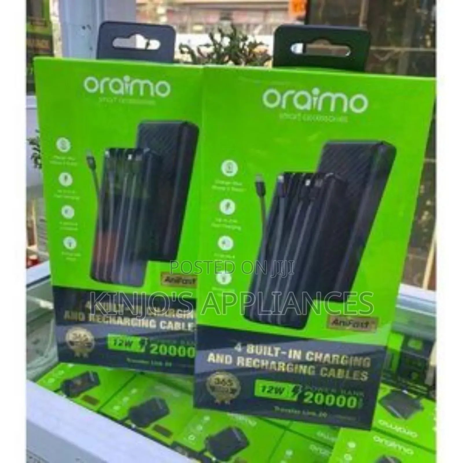 Oraimo Traveler Link 20 Opb-P5201 *20,000mah* Power Bank