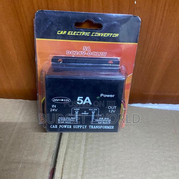 24v to 12v 5a Power Converter for Truck Car Accessories Voltage Reduce