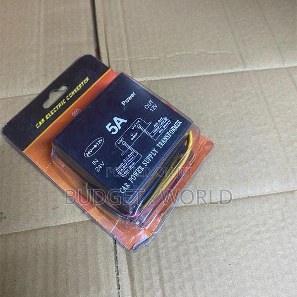 Car Voltage Converter 24v to 12v 5a Power Reducer for Led Lights Aud