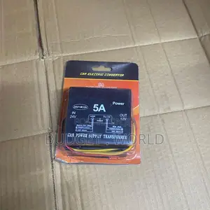 Compact 24v to 12v 5a Dc Converter for Car Electronics