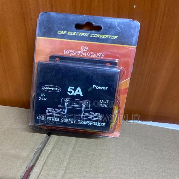 Dc Voltage Converter 24v to 12v 5a for Automotive Use