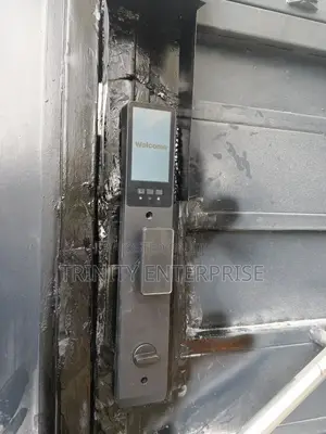 3d Face Recognition Door Lock With Cameras Audio Intercom