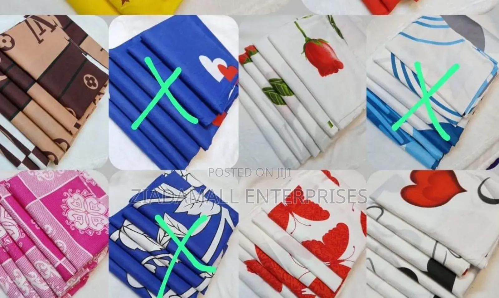 Bedsheets 6×6 Bedsheet Combo – 2 Bedsheets 2 Pillowcases