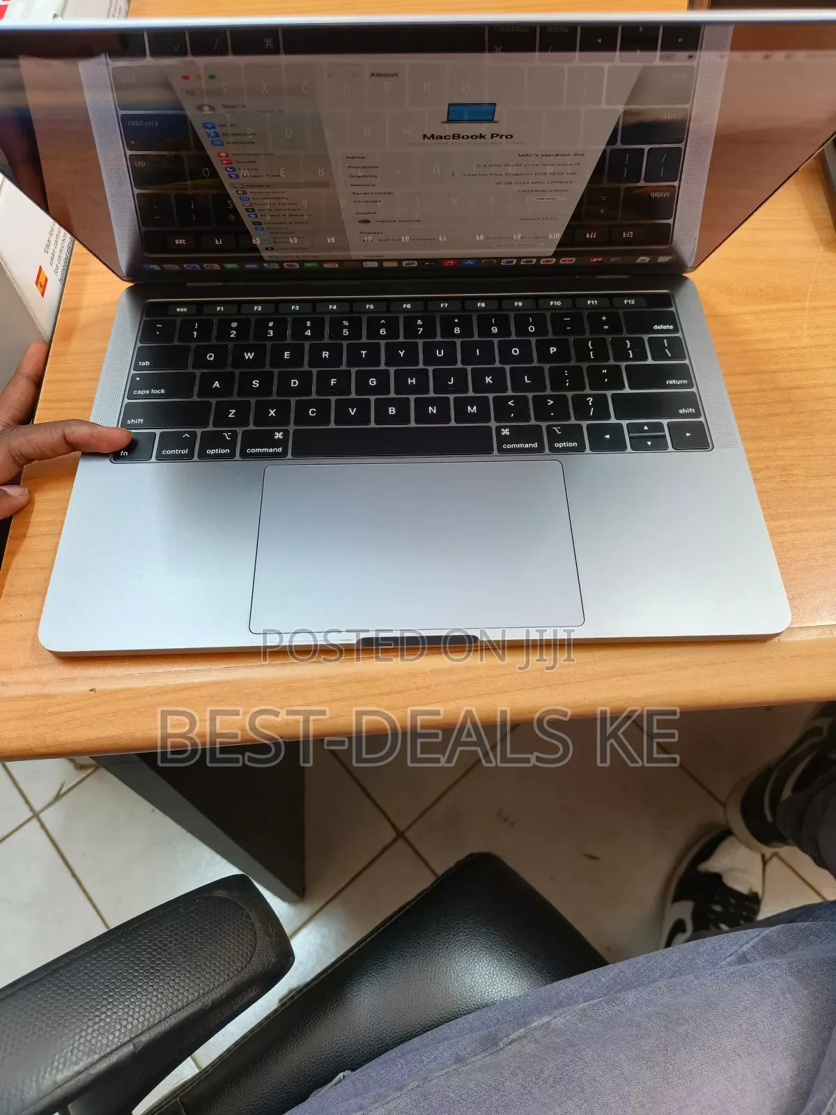 Laptop Apple MacBook Pro 2018 16GB Intel Core i5 SSD 256GB
