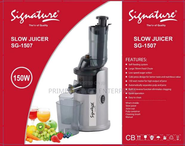 Signature Slow Juicer (150w) Sg-1507