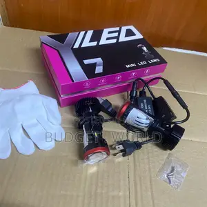 Y7 H4 Led Projector Headlight Bulbs – Bright White Light Output
