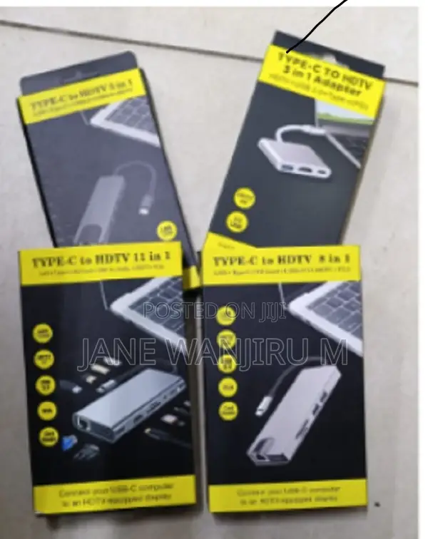 : High Speed Type C Hub 3 in 1 Hdmi Usb and Type C Port