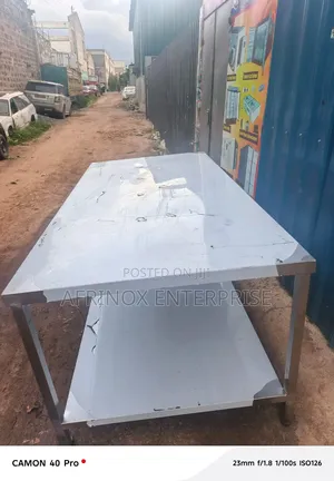 Stainless Steel Packaging Table