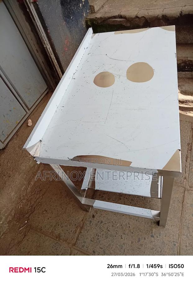 Hotel Stainless Steel Working Table - main view