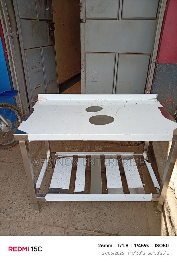 Hotel Stainless Steel Working Table - thumbnail 2