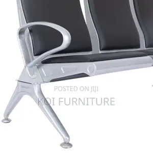 Office Bench : 3-Seater Heavy-Duty Linked Waiting Benches,