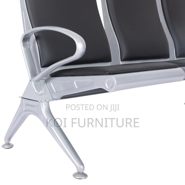 Office Bench : 3-Seater Heavy-Duty Linked Waiting Benches, - thumbnail 4