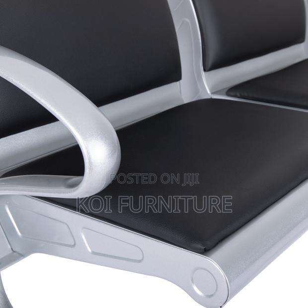 Office Bench : 3-Seater Heavy-Duty Linked Waiting Benches, - thumbnail 5