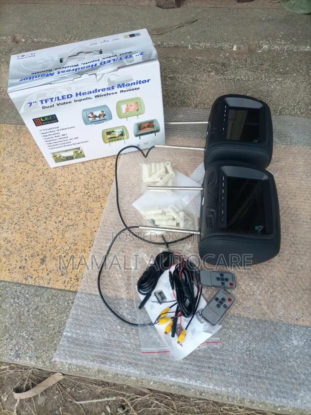Universal 7" Led Headrest Monitor