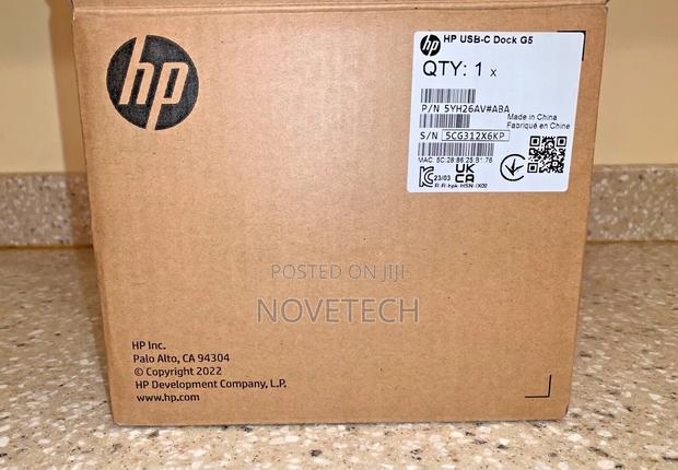 Hp Usb-C G5 Docking Station for Laptop Dual Monitor Charging Bundle - thumbnail 2