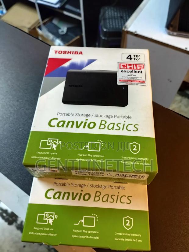 Toshiba 4tb External Hard Drive – Portable Storage
