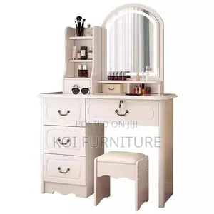 Vernity Set : White Safina Dressing Table Set