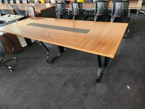 4 Meter Metallic Boardroom Table
