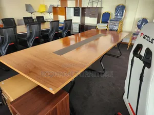 4 Meter Metallic Boardroom Table