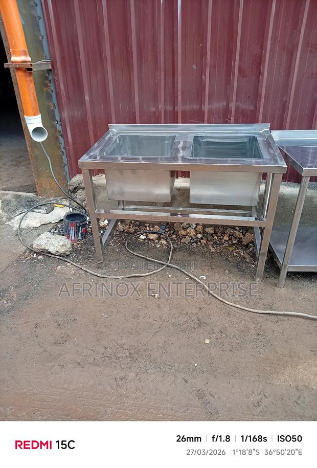 Double Bowl Sink Stainless Steel - main view