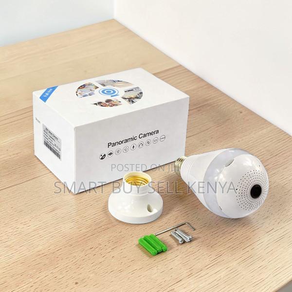 Pir Human Detection Easy Setup Panoramic Wifi Bulb Camera