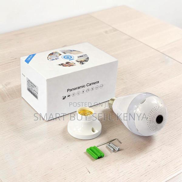 Colored Night Vision Real Time View Panoramic Wifi Bulb Camera