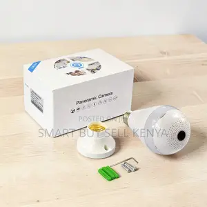 Built-in Microphone Live View Panoramic Wifi Bulb Camera