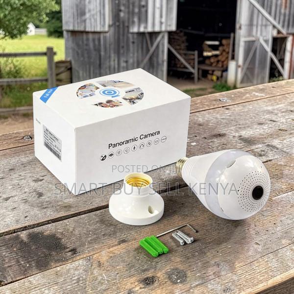 24/7 Colored Smart Motion Tracking Panoramic Wifi Bulb Camera - main view