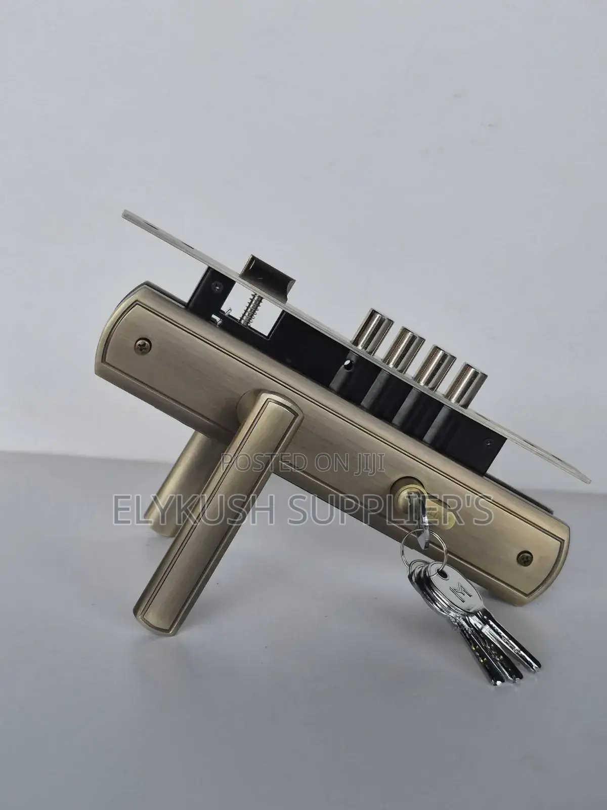 Black Steel Door Locks