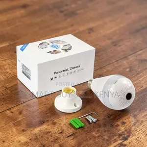 Built-in Microphone Loud Speaker Panoramic Wifi Bulb Camera
