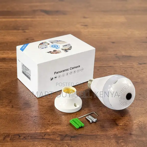 Instant Alerts Video Playback Panoramic Wifi Bulb Camera
