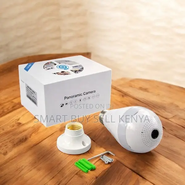 Real Time View Remote Access Panoramic Wifi Bulb Camera