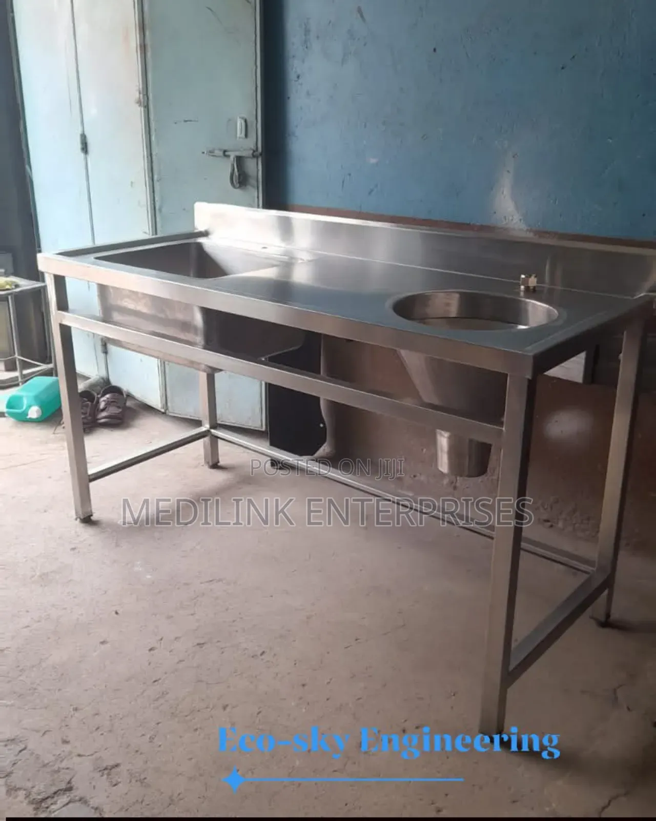 Modern Ss 304 Stainless Customized Sluice Sinks