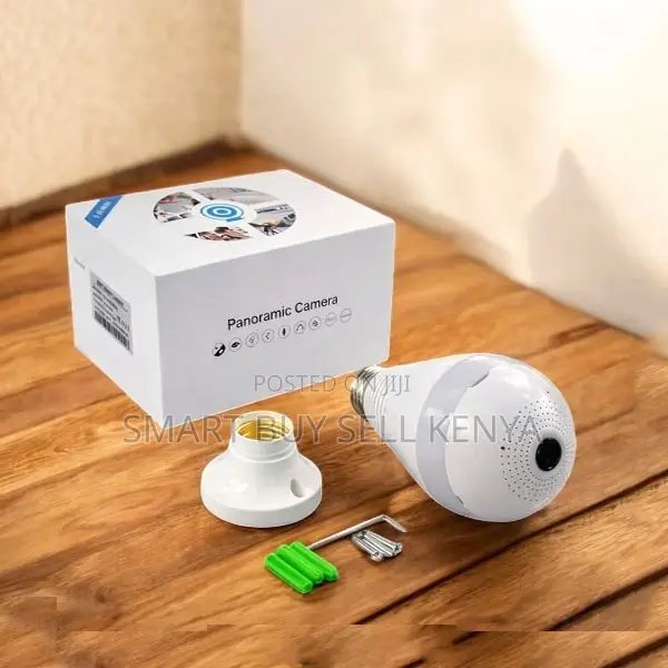 Smart Motion Tracking Hd Video Panoramic Wifi Bulb Camera